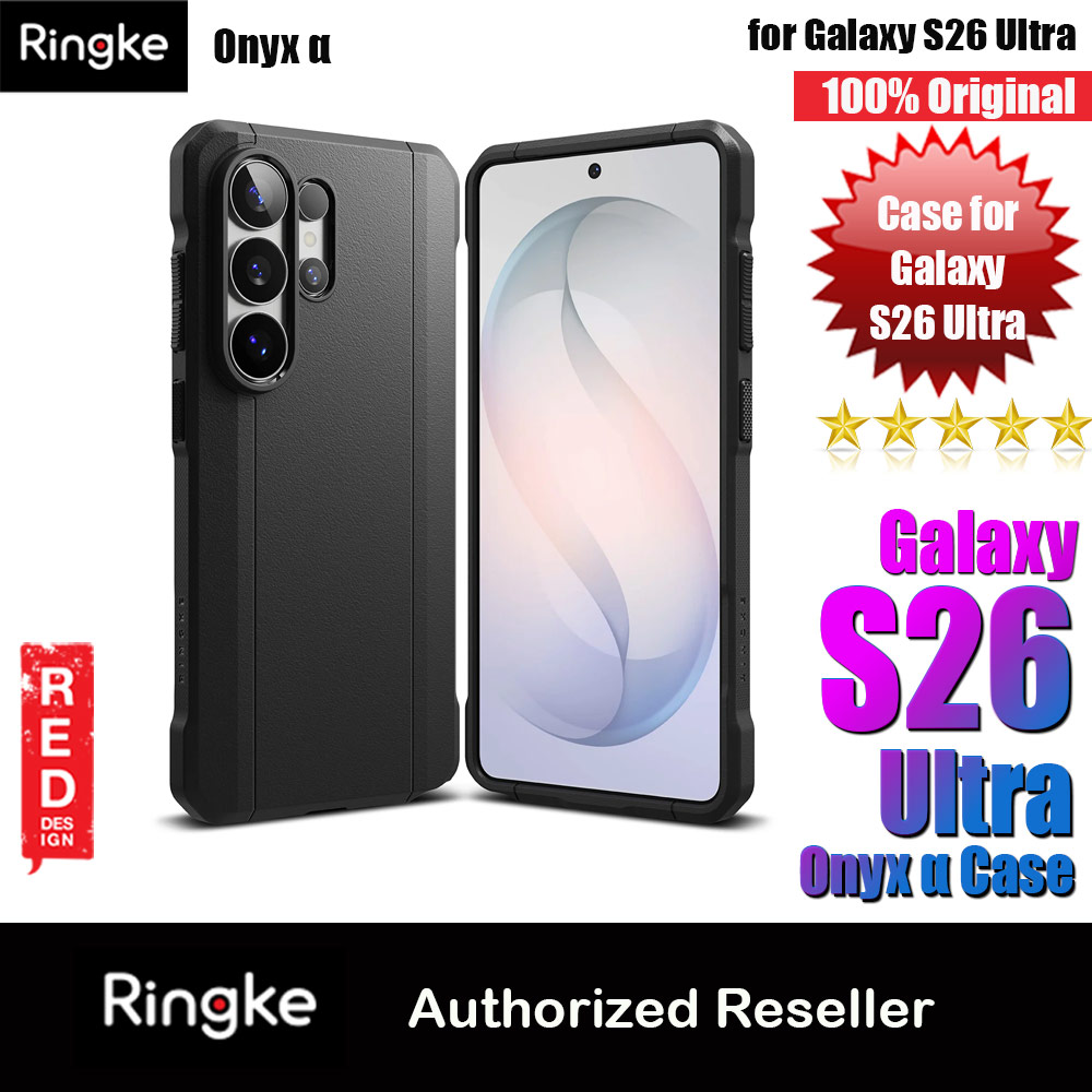 Ringke Onyx Alpha Drop Protection Case for Samsung Galaxy S26 Ultra (Black)