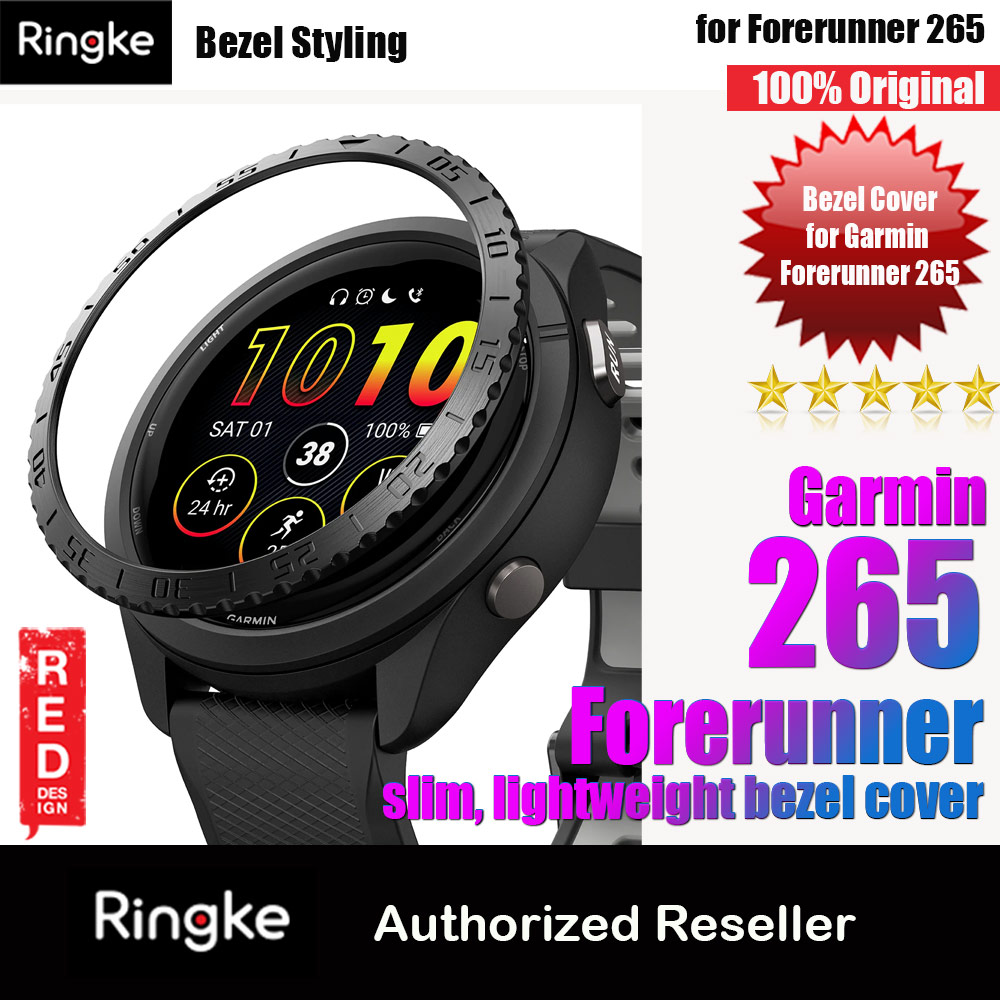 Ringke Slim and Lightweight Design Stainless Steel Bezel for Garmin Forerunner 265 (RG11)
