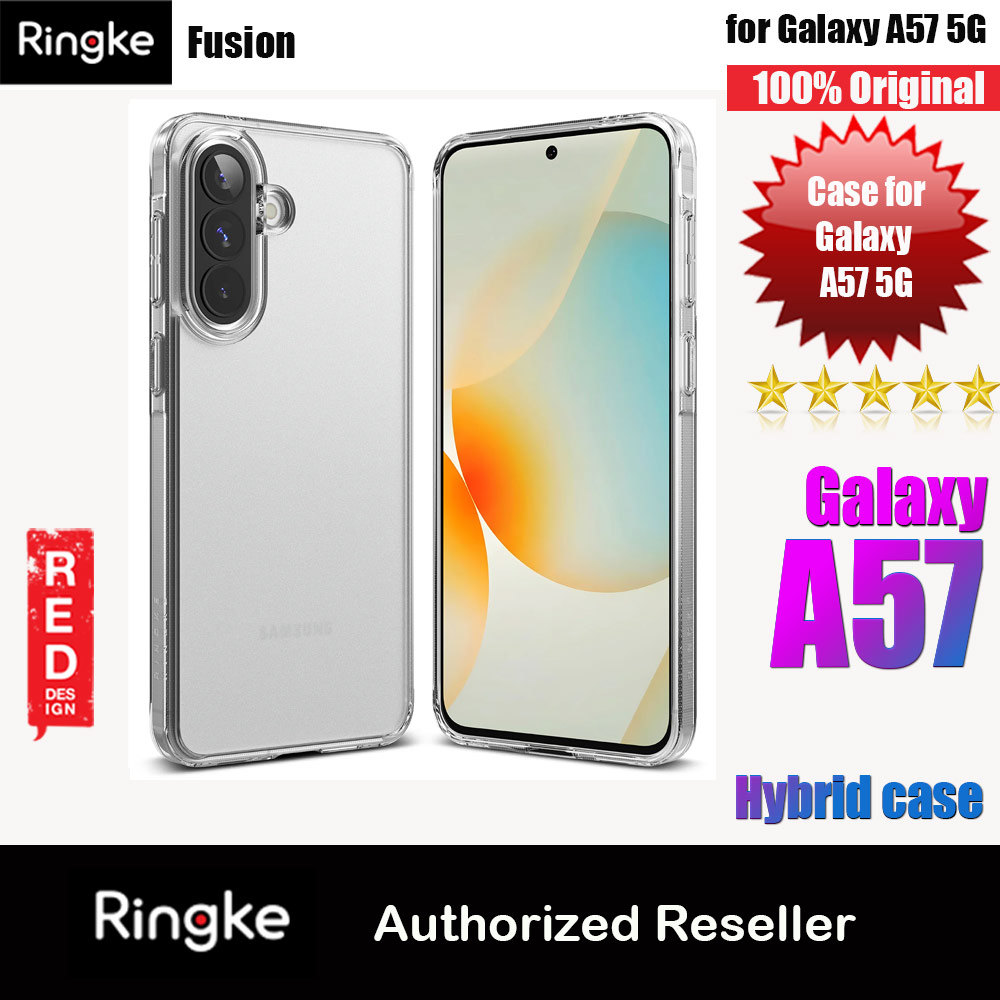 Ringke Fusion Transparent Hybrid Protection Case for Samsung Galaxy A57 (Matte)