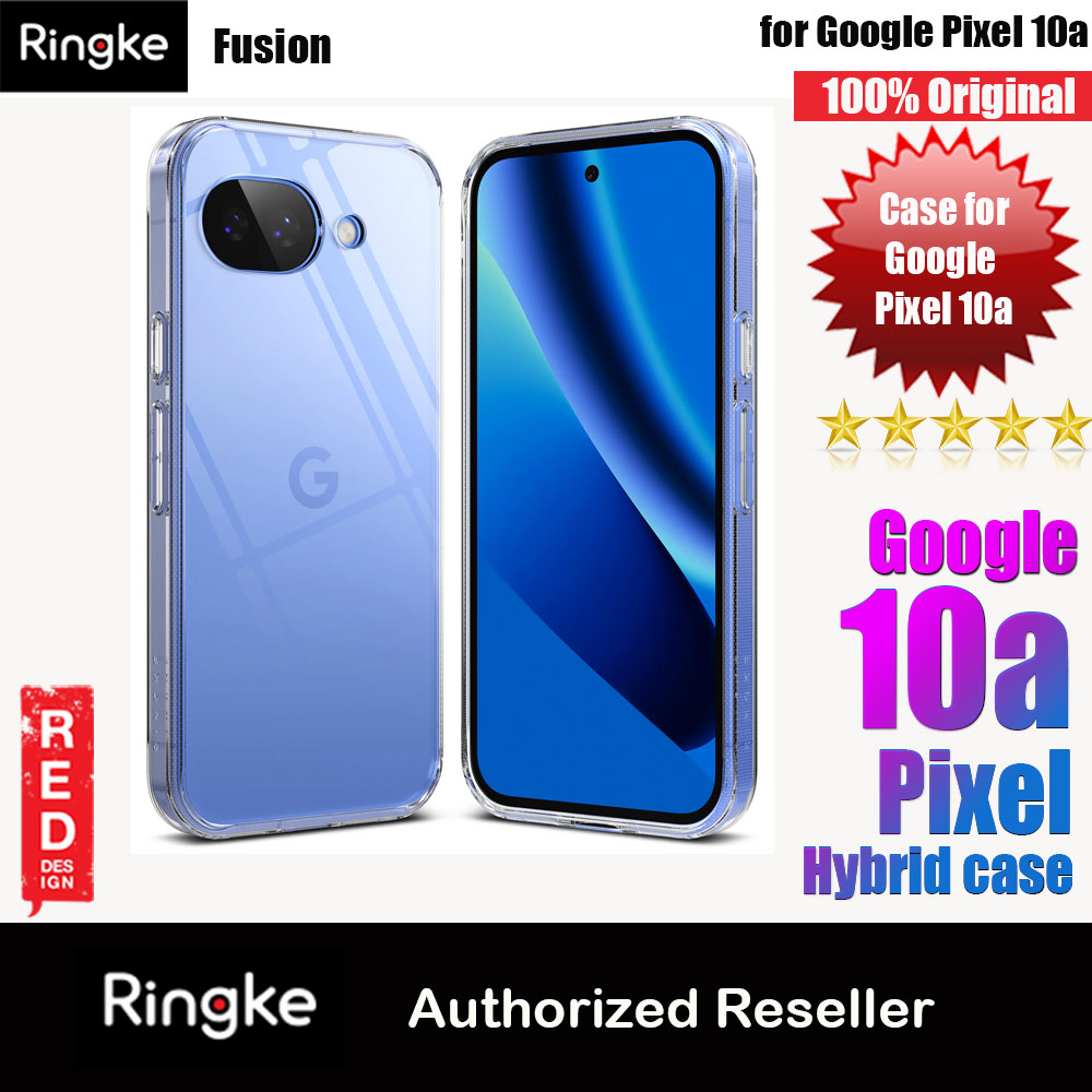 Ringke Fusion Transparent Hybrid Protection Case for Google Pixel 10a (Clear)