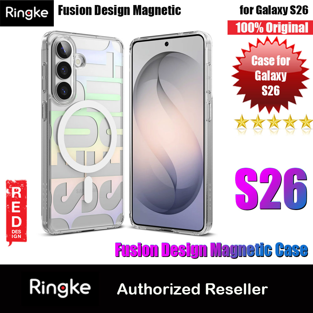 Ringke Fusion Design Magnetic Transparent Protection Case for Samsung Galaxy S26 (Seoul)