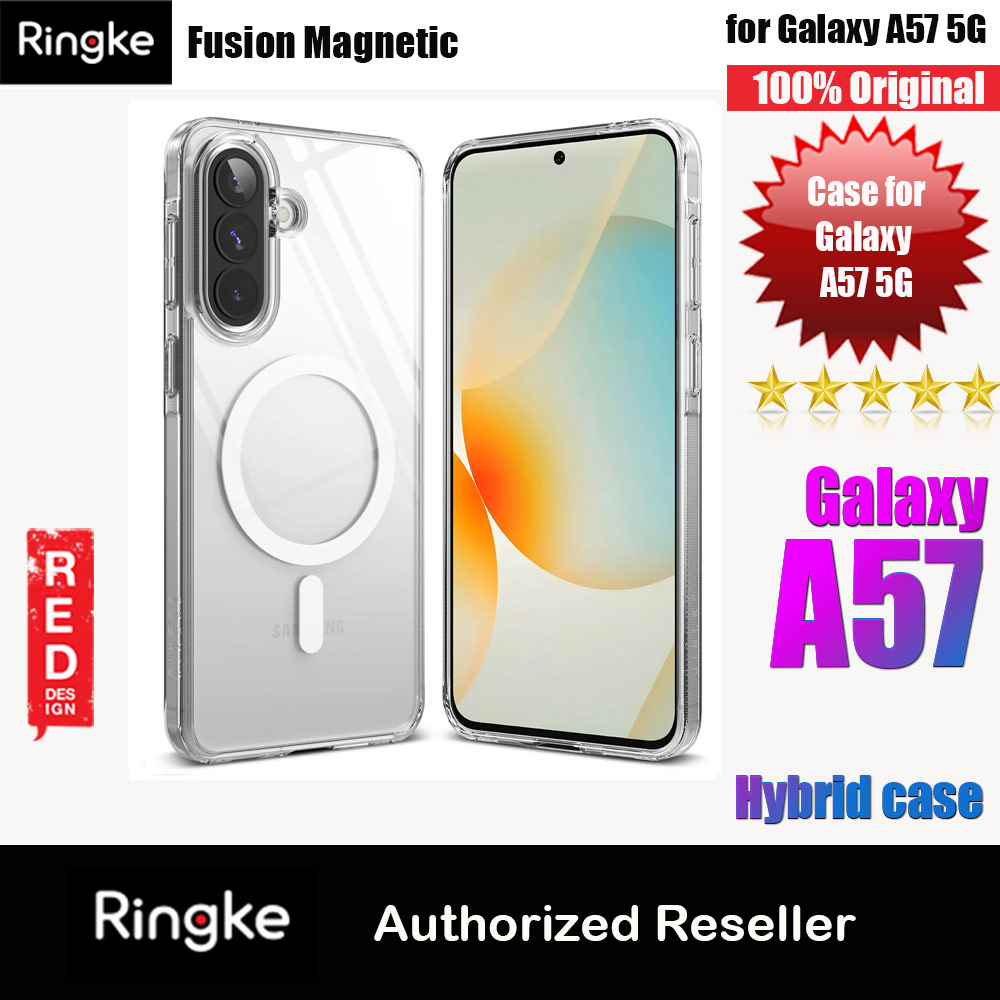 Ringke Fusion Magnetic Transparent Hybrid Protection Case for Samsung Galaxy A57 (Matte)