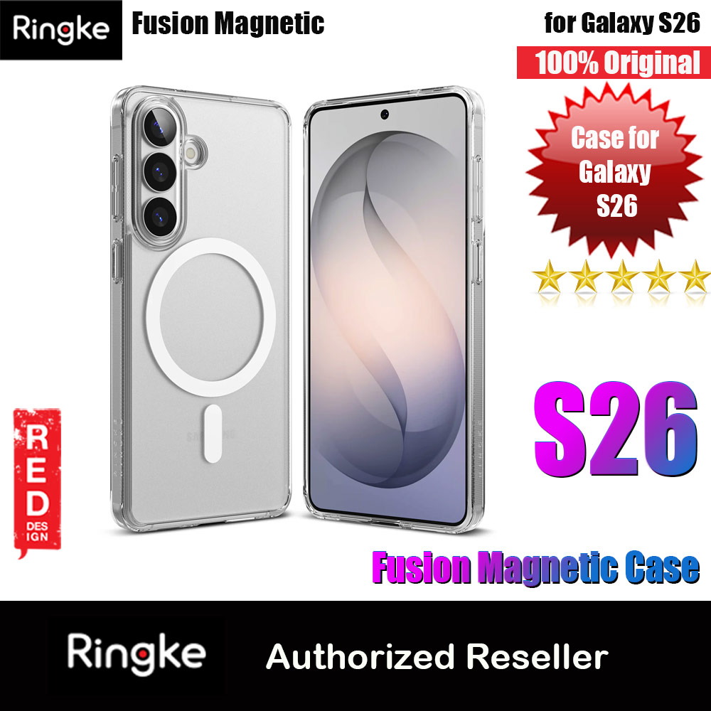 Ringke Fusion Magnetic Transparent Protection Case for Samsung Galaxy S26 (Matte)