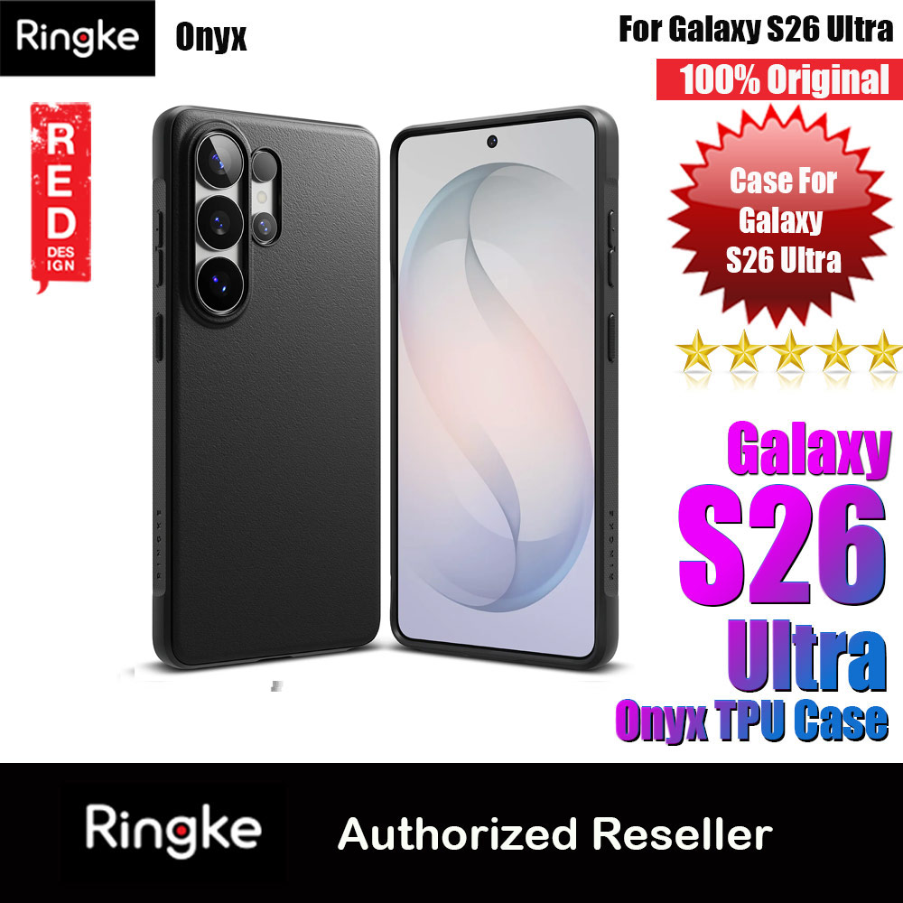Ringke Onyx Slim TPU Protection Case for Samsung Galaxy S26 Ultra (Black)