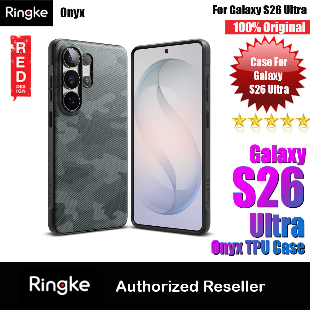 Ringke Onyx Slim TPU Protection Case for Samsung Galaxy S26 Ultra (Camo Black)