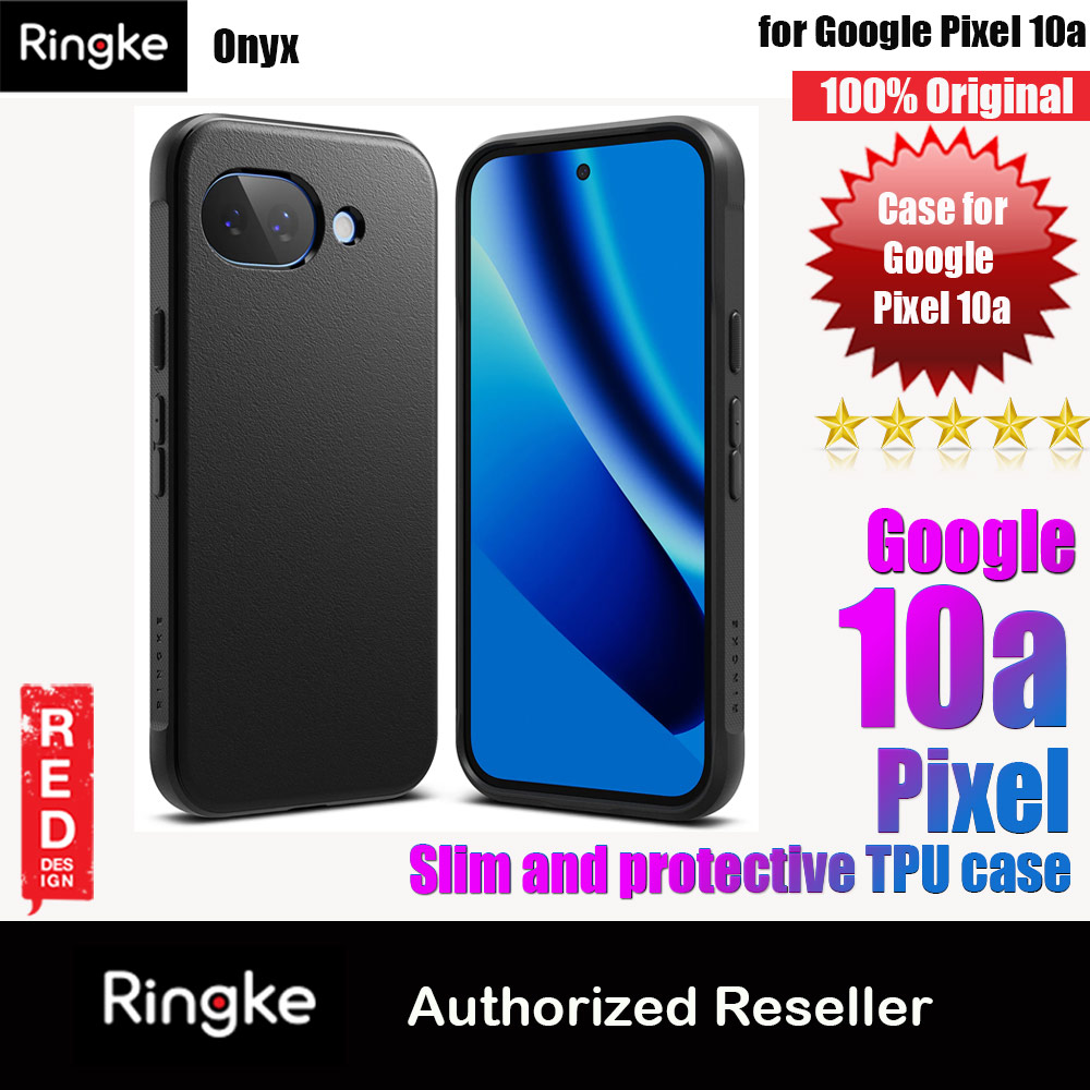 Ringke Onyx Slim TPU Protection Case for Google Pixel 10a (Black)