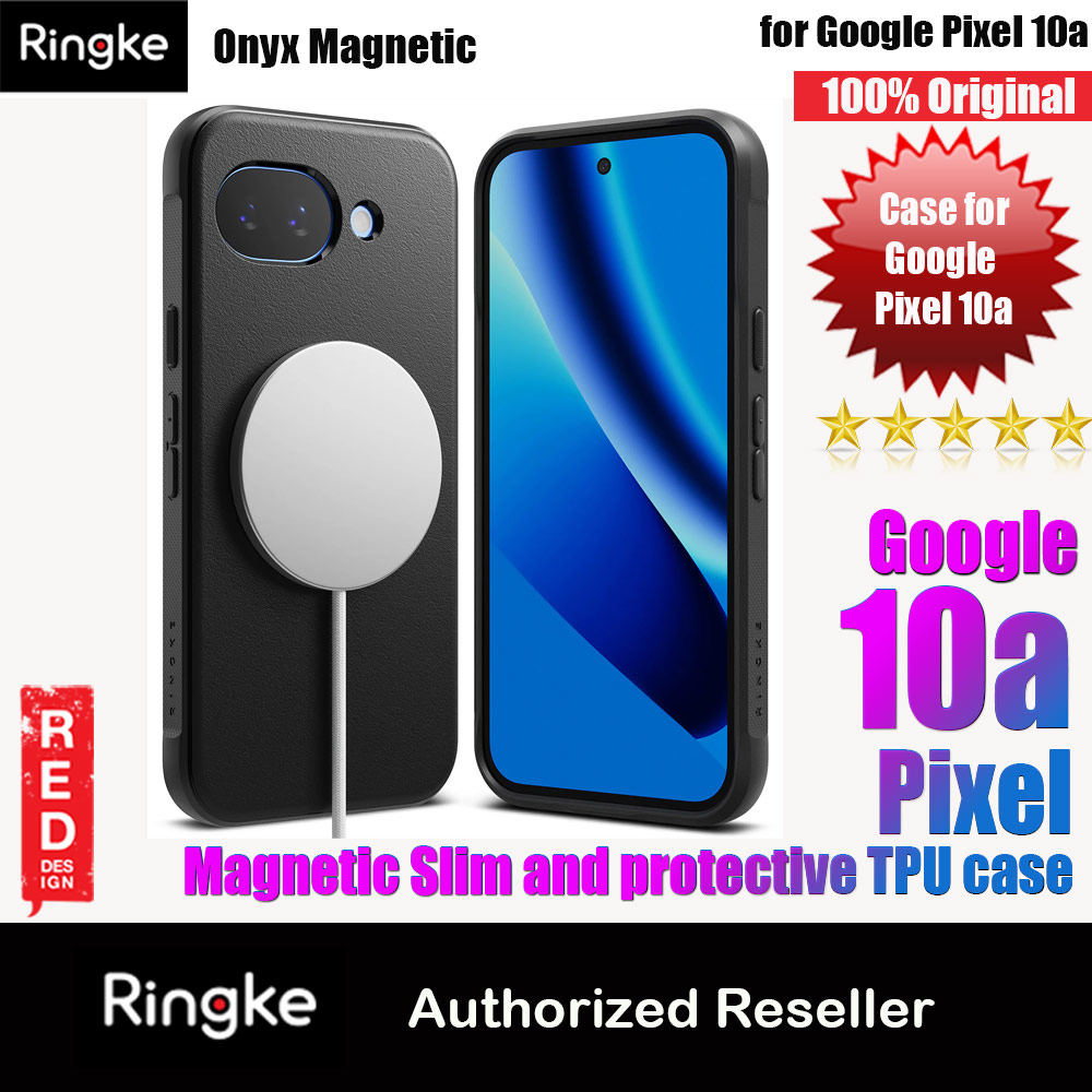 Ringke Onyx Magnetic Slim TPU Protection Case for Google Pixel 10a (Black)