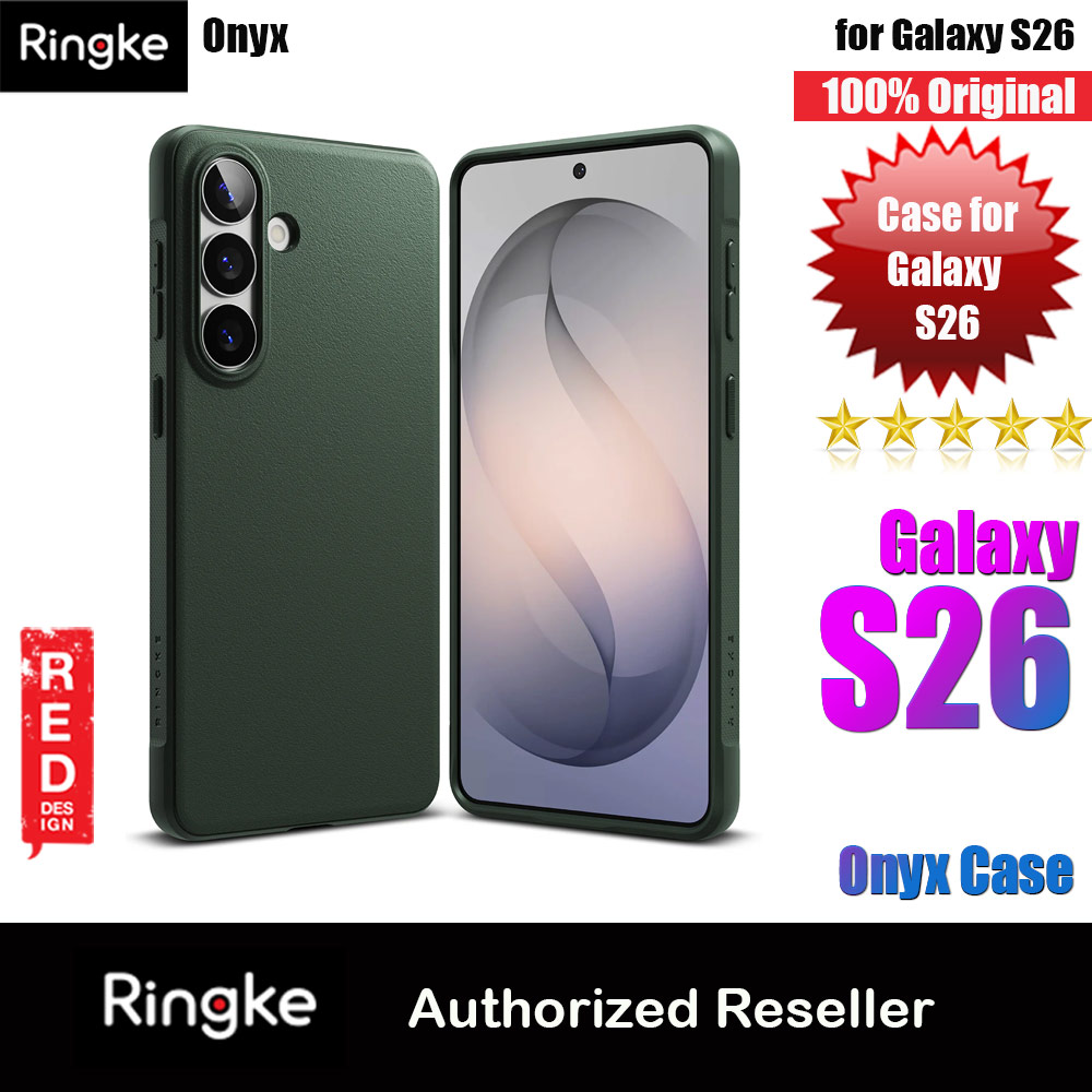 Ringke Onyx Slim TPU Protection Case for Samsung Galaxy S26 (Dark Green)