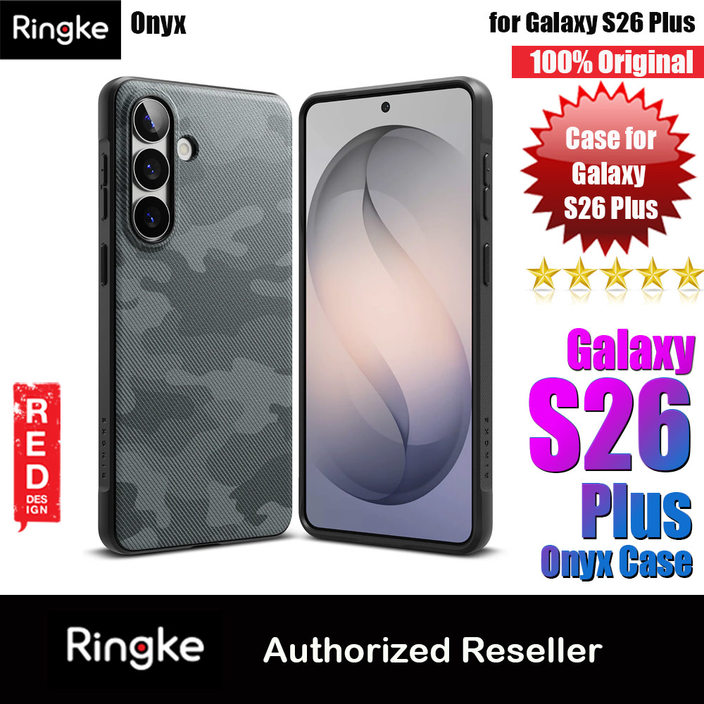 Ringke Onyx Slim TPU Protection Case for Samsung Galaxy S26 Plus (Camo Black)