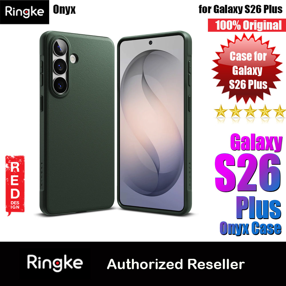 Ringke Onyx Slim TPU Protection Case for Samsung Galaxy S26 Plus (Dark Green)