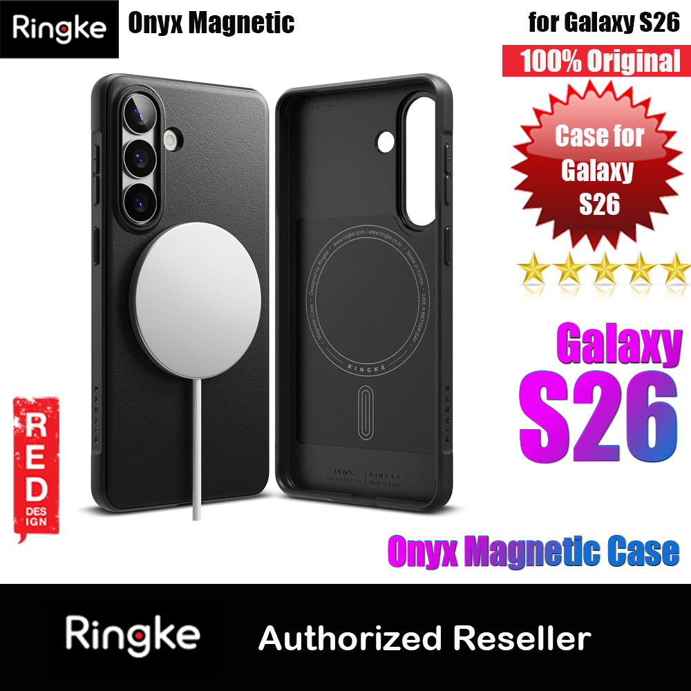 Ringke Onyx Magnetic Slim TPU Protection Case for Samsung Galaxy S26 (Black)