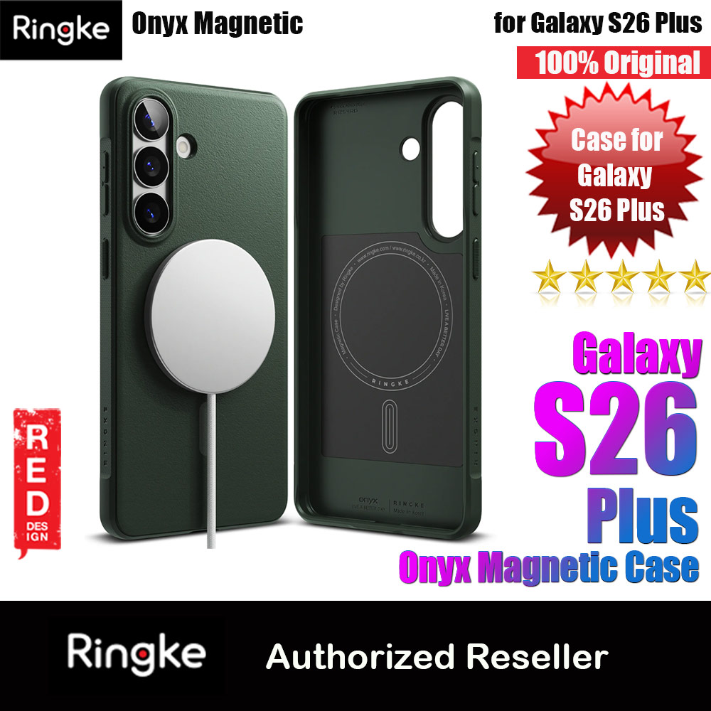 Ringke Onyx Magnetic Slim TPU Protection Case for Samsung Galaxy S26 Plus (Dark Green)