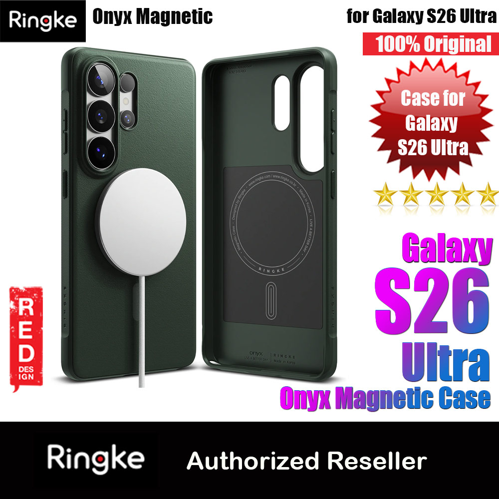 Ringke Onyx Magnetic Slim TPU Protection Case for Samsung Galaxy S26 Ultra (Green)