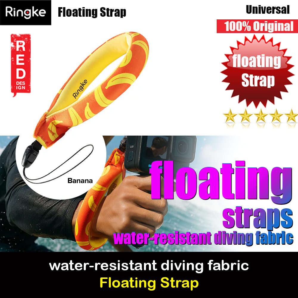 Ringke Your device will stay floating with our Ringke Floating Strap (Banana)