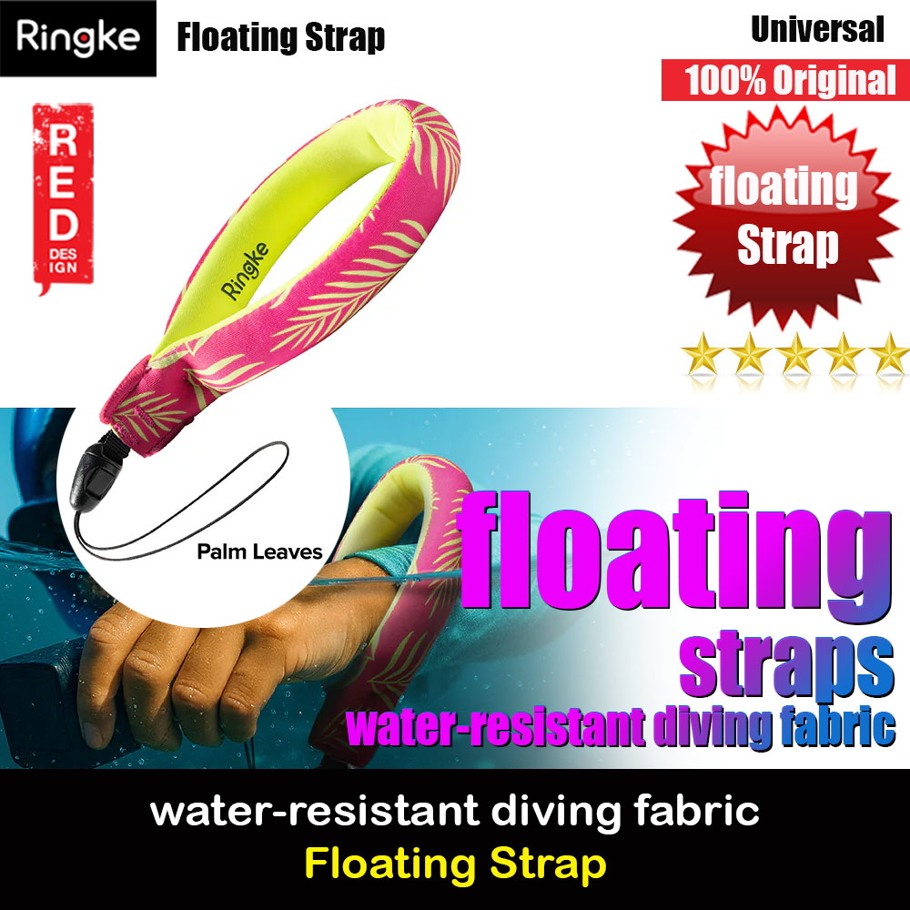 Ringke Your device will stay floating with our Ringke Floating Strap (Palm Leaves)