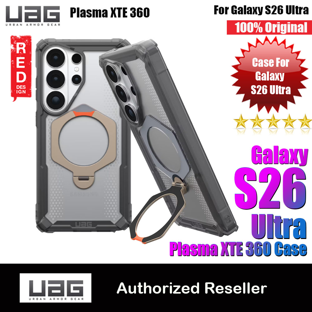 UAG Plasma XTE 360 Degree for Samsung Galaxy S26 Ultra Kickstand Drop Protection Case Case with Magnetic Charging Compatible (Ash)