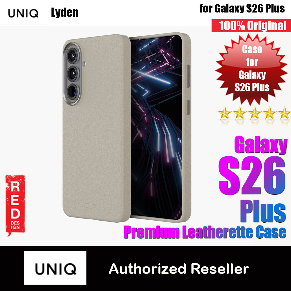 Uniq Lyden Vegan Leather MagClick Charging Case for Samsung Galaxy S26 Plus (Clay)