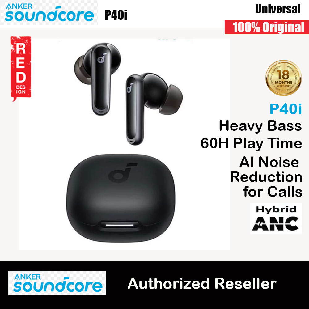 Anker Soundcore P40i Wireless Earbuds With Noise Cancelling Adaptive Heavy Bass 60H Playtime (Black)