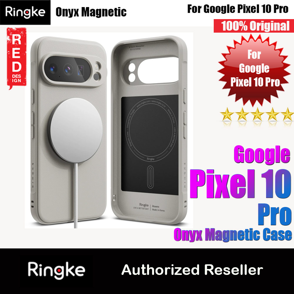 Ringke Onyx Magnetic Slim TPU Protection Case for Google Pixel 10 Pro (Warm Gray)