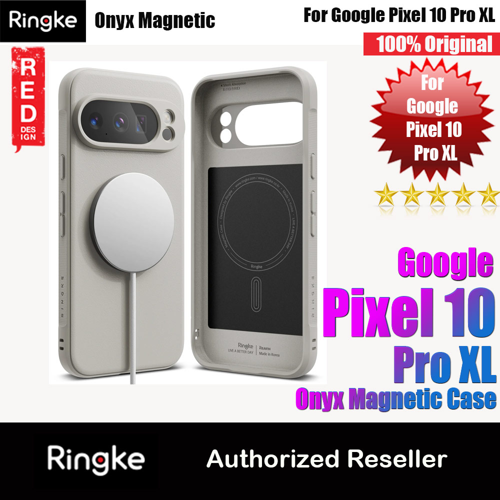 Ringke Onyx Magnetic Slim TPU Protection Case for Google Pixel 10 Pro XL (Warm Gray)