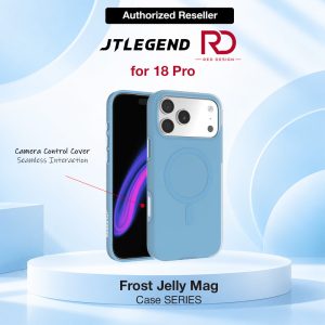 JTLEGEND Frost Jelly Mag Case for iPhone 18 Pro - Light Blue