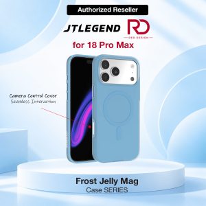 JTLEGEND Frost Jelly Mag Case for iPhone 18 Pro Max - Light Blue