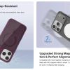 JTLEGEND Hybrid Cusion Glitter Mag Case for iPhone 18 Pro - Crystal