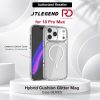 JTLEGEND Hybrid Cusion Glitter Mag Case for iPhone 18 Pro Max - Crystal