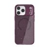 JTLEGEND Hybrid Cusion Glitter Mag Case for iPhone 18 Pro - Crystal Berry Wine