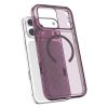 JTLEGEND Hybrid Cusion Glitter Mag Case for iPhone 18 Pro Max - Crystal with Berry Wine Magnetic Circle