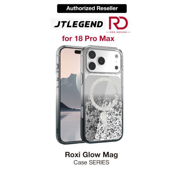 JTLEGEND Roxi Glow Mag Case for iPhone 18 Pro Max - Stardust Blue