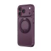 Amazingthing TITAN PRO MagSpin Magnetic Kickstand Case with X-CUSHION PRO Protection for iPhone 18 Pro 6.3 - Purple