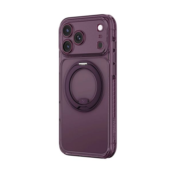 Amazingthing TITAN PRO MagSpin Magnetic Kickstand Case with X-CUSHION PRO Protection for iPhone 18 Pro Max 6.9 - Purple