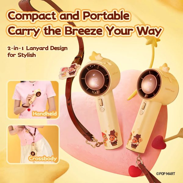 JISULIFE X POPMART X Twinkle Series Handheld Fan Gift Box | 100 Speed Portable Turbo Fan 9m/s | Limited Edition Set
