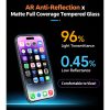 Hoda 3D Anti Reflection Matte Tempered Glass Screen Protector for iPhone 18 Pro Dust Free Helper included - Matte