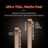 Hoda 3D Anti Reflection Matte Tempered Glass Screen Protector for iPhone 18 Pro Dust Free Helper included - Matte