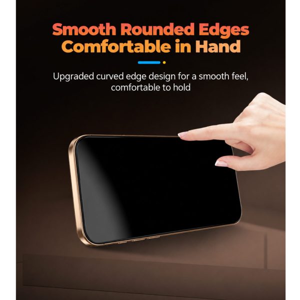 Hoda 3D Anti Reflection Matte Tempered Glass Screen Protector for iPhone 18 Pro Dust Free Helper included - Matte