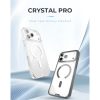 Hoda Crystal Pro Case with Military Standard MagSafe Enhanced with PureSurface TM with Camera Button for iPhone 18 Pro - ClearBlack