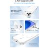 Hoda Crystal Pro Case with Military Standard MagSafe Enhanced with PureSurface TM with Camera Button for iPhone 18 Pro - ClearBlack
