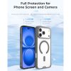 Hoda Crystal Pro Case with Military Standard MagSafe Enhanced with PureSurface TM with Camera Button for iPhone 18 Pro - Clear