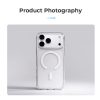Hoda Crystal Pro Case with Military Standard MagSafe Enhanced with PureSurface TM with Camera Button for iPhone 18 Pro Max - Clear