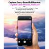 Hoda Sapphire Lens Protector (Monocular Like Design) for iPhone 18 Pro |18 Pro Max - Black (3PCS)