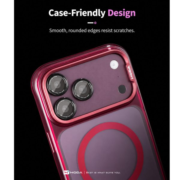 Hoda Sapphire Lens Protector (Monocular Like Design) for iPhone 18 Pro |18 Pro Max - Black (3PCS)