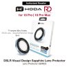 Hoda Sapphire Lens Protector (Monocular Like Design) for iPhone 18 Pro |18 Pro Max - Blue (3PCS)