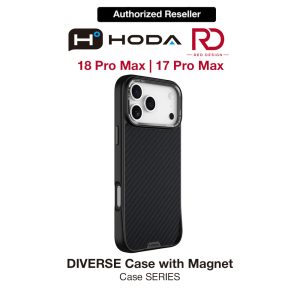 Hoda DIVERSE Case with Magnet for iPhone 18 Pro Max 17 Pro Max - KEVLAR