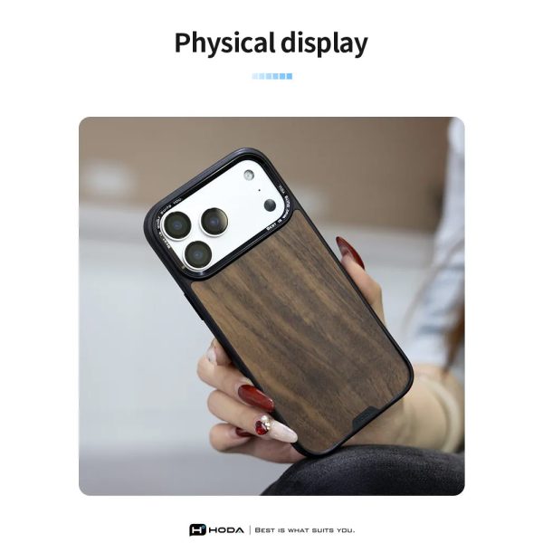 Hoda DIVERSE Case with Magnet for iPhone 18 Pro Max 17 Pro Max - WALNUT