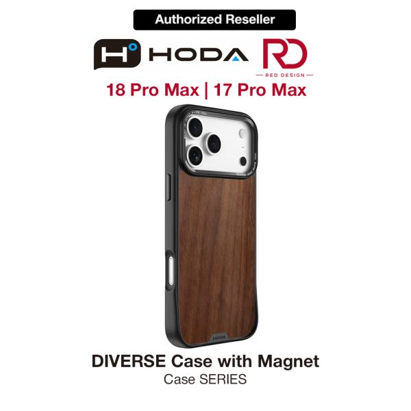 Hoda DIVERSE Case with Magnet for iPhone 18 Pro Max 17 Pro Max - KEVLAR