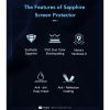 Hoda Sapphire Lens Protector for iPhone 18 Pro | 18 Pro Max with Helper - Titanium Diamond (3 Lens)