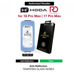 Hoda Full Coverage Tempered Glass Screen Protector for iPhone 18 Pro Max with Dust-Free Helper - Anti Reflection Flagship