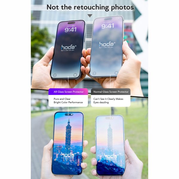 Hoda Matte Anti-Peeper Privacy 2ways with Anti Reflection Full Coverage Tempered Glass Screen Protector for iPhone 18 Pro DustFree Helper Lite Included - Privacy Matte